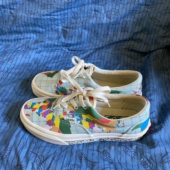 Vans era save our planet colorful sneakers womens 6 - Picture 1 of 9